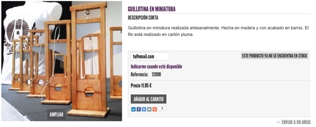 guillotinas Podemos